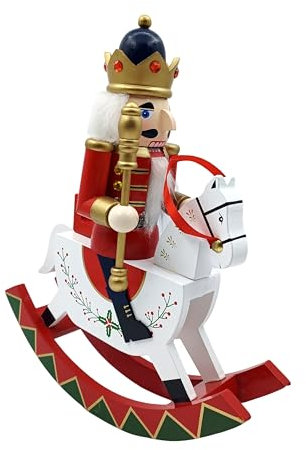 Katutude Soldatino Schiaccianoci di Natale, Soldatino Schiaccianoci di Natale in Legno, Decorazioni Natalizie, Ornamento per Bambole, Regali