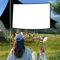 YCBTPS Pantalla Proyector 200 Pulgadas 16:9 HD，Pantalla De Proyector Blanca，Antiarrugas Plegable Pantalla De Proyección para Cine En Casa, Patio, Viajes(200in(16:9))