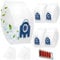 UTIZ 5 Pack Vacuum Cleaner Bags With Miele Classic C1, Complete C1 C2 C3, S227 S240, S270, S400, S400i, S600, S800, S2, S5, S8, for Miele Hoover Bags, with 1 set Air Filter + 5 Fresheners RED