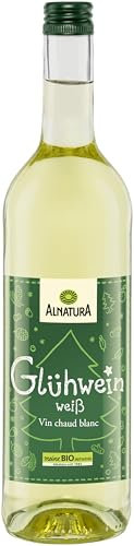 Alnatura Bio-Glühwein weiß 0,75 l | vegan, aus biologischer Landwirtschaft | Weißwein mit traditionellen Gewürzen | aromatisch, vollmundig, lecker | 100% Bio