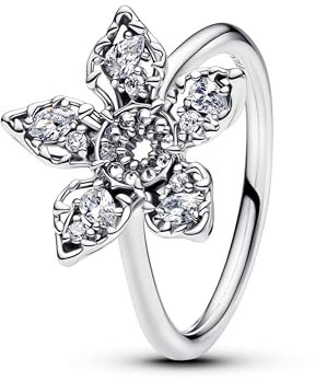PANDORA Stranger Things Demogorgon Ring aus Sterling Silber mit Zirkonia, Größe: 56, 193578C01-56