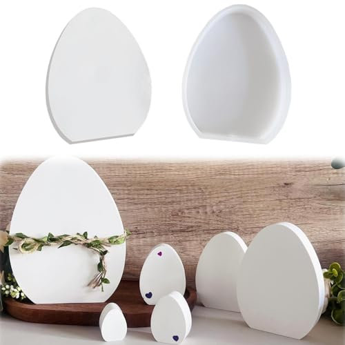 Silikonformen Gießformen Ostern, Silikonformen Gießformen, 5er Ostereier, DIY Easter Eggs, Gießformen Silikon, Silikonform Ostern, Silikonform Frühling,für DIY Ostereier Deko, Osterdeko (A)