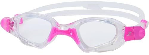 Zoggs Spectra Swimming Goggles Anti-fog Watertight Design, Micro Adjustable, Intelligent Fit, Improved Comfort, Black/Grey - Tint Smoke Lens