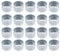 Set of 20 Clear Plastic Measure Cups Perfect for Measuring Small Liquid Quantities (10ml)