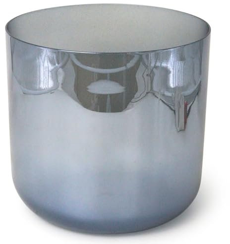 Juego de cuencos sonoros de cristal, 432 Hz, Starry Gary Alchemy, cuenco tibetano para meditación, con mazo acrílico y anillo tórico, cuenco de cuarzo para chakra (8 pulgadas)