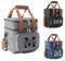 Lonchera personalizada, bolsas grandes aisladas a prueba de fugas, bolsas de almuerzo para hombres, mujeres, oficina, trabajo, picnic, playa