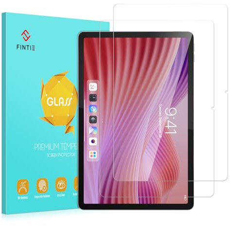 FINTIE 2 Pack Displayschutzfolie für Lenovo Tab 10.1 Zoll 2025 (TB-311FU/ TB-311XU), 9H gehärtetes Glas Displayschutzfolie, HD Clear/Anti-Kratzer/Lenovo Pen Kompatibel