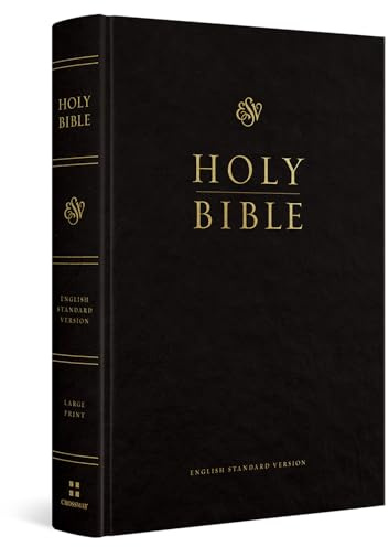 ESV Pew and Worship Bible, Large Print (Hardcover, Black)