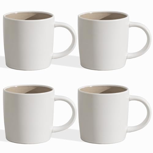 Hausfelder Steingut Tassen Set, Braun | Steingut, spülmaschinenfest, Tassen, Geschirr, Personen, Braun, Beige, Kaffeebecher, Espresso, Cappuccino