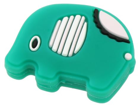 QUILSTM Regalo per Bambini da Tennis Simpatico smorzatore di Vibrazioni in Silicone Che fornisce Comfort e stabilità Materiale in Silicone di qualità, Verde, 2x2.5 cm