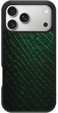 Case Collection Green Snake for iPhone 17 Pro Max Case, Slytherin Senses | 10ft CoreShock Drop Protection, MagSafe Compatible with 1600g Magnet Hold, Glossy Finish Print, Microfibre Lining, Gift Box