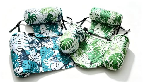 2 Pezzi Amaca Galleggiante e Poltrona Gonfiabile Piscina | Amaca Galleggiante Portatile Lettino Mare Gonfiabile per Piscina Sulla Spiaggia, Accessori per Piscina