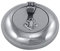 Klapp-Aschenbecher, Marine Ascher, Messing vernickelt poliert 5,5 cm