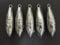 FFT PRO 3oz Plain Sea Fishing Weights Pack Of 5 10 Mackerel Feather Cod Bass Boat Fishing (5 x 3oz)