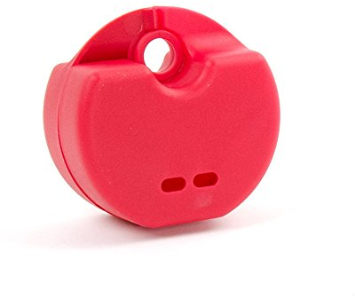 StellaPlast SP-221054rot Spangendose mit Schnappverschluss zur sicheren Aufbewahrung von kieferorthopädischen Apparaturen, Knirscherschienen/Prothesen, 5,0 cm x 7,7 cm x 4,0 cm