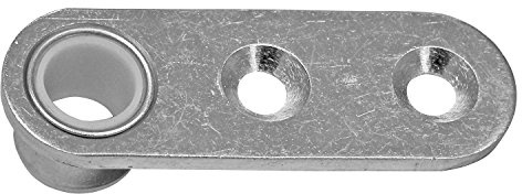 Stangenführungsplatte 9653 für Rundstange ø 10 mm, Stahl verzinkt