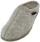 HAFLINGER Walktoffel Alaska Wolle Filzpantoffel Hausschuh Steingraumeliert, Gr. 45