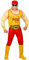 NET TOYS Hulk Hogan Kostüm - Gelb-Rot M (50) - Sportliches Männer-Outfit Ringer Herrenkostüm - Perfekt geeignet für Karneval & Mottoparty