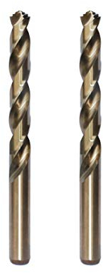 STROTON M42 de forets en cobalt 8% (12mm x 2 pièces) pour l'acier inoxydable et le métal
