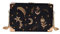 Umhängetasche Damen Clutch Cord Metall Abzeichen Box Form Frauen Party Clutch Tasche Kette Geldbörse Mini Umhängetasche Handtasche Schwarz