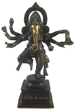 Coco Papaya Statue Ganesha, Bronze, 30 cm