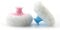EXCEART Talcum Powder Puff 4Pcs Short Handle Body Powder Puffs Ultra Soft Large Round Velour Smooth Loose Powder Puff Sponges Makeup Cosmetic Plush Puff Pads