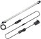 VARMHUS Tauchen Aquarium Licht,Aquarium LED Beleuchtung mit Timer Auto On/Off Dimm-Funktion,3 Lichtmodi Weiß&Blau&Weiß-Blau,10 Helligkeitsstufen optional&3Stufen der Zeitschleifenfunktion 57cm