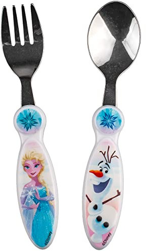 alles-meine.de GmbH Kinder Geschirr & Zubehör Verschiedene Artikel frei wählbar die Eiskönigin - Frozen - 2 TLG. Set Besteckset - Edelstahl - rostfrei BPA frei - Besteck ..
