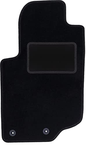 Wielganizator Automatte – Passend für Peugeot 207CC Coupé, Cabrio 2006-2012 – Velours – Autozubehör - Auto Fußmatten – Fußmatte Auto – 1-teilig - schwarz