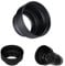 Camera 3 Stage Rubber Collapsible Lens Hood for Panasonic HC-VX1 HC-VXF1 Camcorder