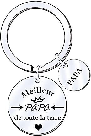 FGHJK Porte-clés Papa Cadeau Fête des Pères Original - Anniversaire (5)
