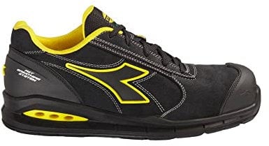 Diadora Run Net Airbox Master Low S3 SRC ESD, Scarpe da Ginnastica Unisex-Adulto, Nero, 40 EU