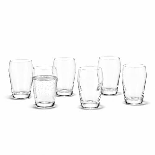 Holmegaard Perfection Wasserglas 23 cl 6 Stck. in der Farbe Klar h 9.7cm