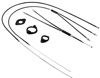 WEERAS Brake Cable and Housing, BMX Bike Bicycle Gyro Brake Cables Front and Rear (Upper and Lower) Spinner Rotor