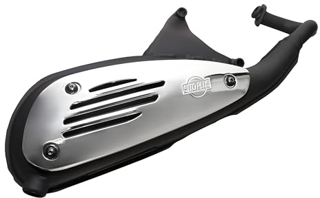 LeoVince SITOPLUS steel exhaust system with ABE for Vespa ET2 50