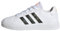 adidas Unisex - Bambini e ragazzi Grand Court Lifestyle Lace Tennis Shoes, Cloud White Cloud White Orange, 38 EU