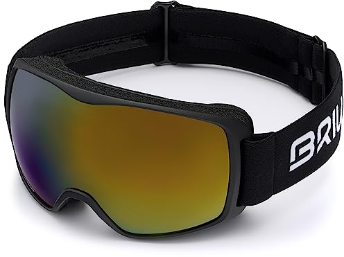Briko CORTINA, Unisex-Erwachsene BRILLE, MATT BLACK - RM3, Taglia unica -