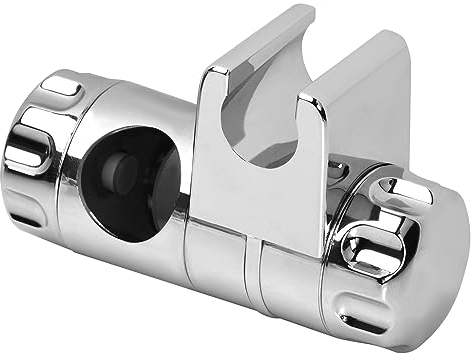 Staffa Supporto Doccia ABS Doccia Soffione Supporto Universale Cromati Doccia Supporto Doccetta Scorrevole Regolabile Ricambio Supporto Universale Doccia Supporto Accessori Bagno per Asta Doccia 25mm