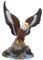 Pssopp Tierfigur Spielzeug Harz Adler Statue Dekoration Garten Landschaft Adler Harz Ornament Symbolisiert Adel, Tapferkeit, Dekorative Adler Statue für Weg Terrasse Hof Und Rasen