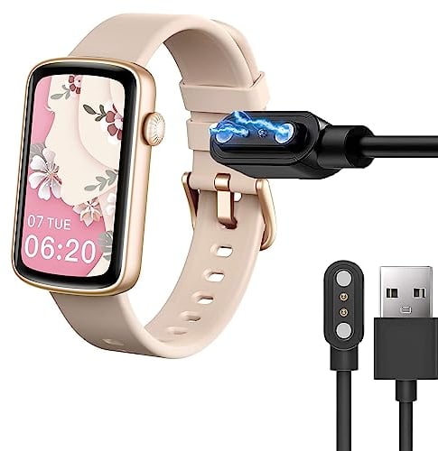 Blueshaweu Ladekabel Kompatibel mit Shang Wing Lynn2 Smartwatch, Kabel Ladegerät Ladestaion für Shang Wing L2 Smartwatch (schwarz)