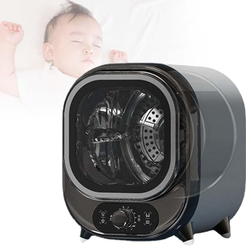 LINCYS Sèche-Linge Portable À Condensateur, Sèche-Linge Ventilé 5 Kg, 0-200 Minutes Air Chaud Et Froid Séchage 3D 5 Kg Sèche-Linge Ventilé 35 DB Silencieux Parfait Petit Sèche-Linge,Elegantblue