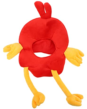 Gadpiparty 1stk Küken Mütze Plüschiger Hahnenhut Neuheit Hut DIY-Fotografie-Kappe Karneval Plüschmütze Ausgestopft Mütze Mit Hühnerfoto Küken Hut Kleidung Baby Pp Baumwolle Absicherungskappe