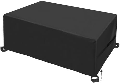 Betarami Copertura per Mobili da Giardino, 126 x 126 x 74 cm Copertura Impermeabile per Tavolo e Sedie da Esterno, Antivento, Anti-UV, Tessuto Oxford