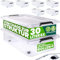 Deuba® 6X Cajas de Almacenamiento 30L Tapa Clips de Cierre Transparentes Almacenaje Juguetes Ruedas Apilable