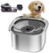Gamelle Eau Chien 3L | Bol Anti Eclaboussure Débordement Renversement | Accessoire Animaux Antidérapant Intérieur Extérieur | Récipient Hydratation Anti Bave | Distributeur Sacs avec 4 Sacs