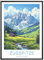 MJ-GRAPHICS® | Vintage Reise Poster Set - Zugspitze Alpen, Deutschland Berglandschaft - Fine Art Kunstdruck 300g - A3 Qualitätsdruck Travelposter im Retrostil mit intensiven Farben - ohne Rahmen