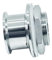 1pc BSP DN32 DN40 Double Ferrule 1.5 2 Tri Clamp X 1-1/4 1-1/2 Male Sanitary Adapter SS304 Stainless Steel Pipe Fitting Homebrew(DN40-K64mm-K64mm)