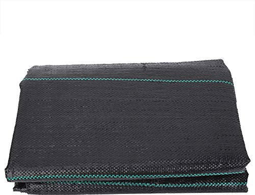 Riuulity Bodengewebe Zur Unkrautbekämpfung Im Garten, 2 X 5 M, Unkrautschutzgewebe, Bodendecker, Zur Unkrautbekämpfung Im Hausgarten