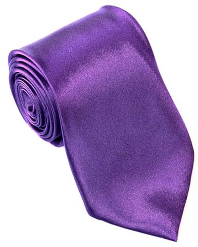 SHUBEIEUMI Herren Krawatten, Klassische Schmale Krawatte 5 cm für Herren, für Büro oder Festliche Veranstaltunge-Dark purple
