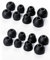 Miayaya Silicone Tips Replacement Earbuds Tips for Powerbeats Pro, Beats X, Beats Flex, Urbeats, BeatsTour Wireless Earphone Ear Tips Covers, S/M/L, 8airs, Black